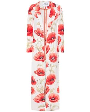 Roqaia Fashion House Dara Floral Elegance - Red