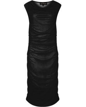 Sylvia Piechulla Boudicca Summer Ruched Midi Dress - Black