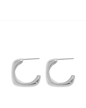 Bermuda Watch Company Annie Apple Roo Hoops - Metallic