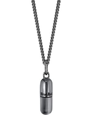 True Rocks Mini Pill Pendant Gun Metal - Gray