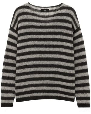 Other Oversized Classic Stripe Navarro Jumper - Black