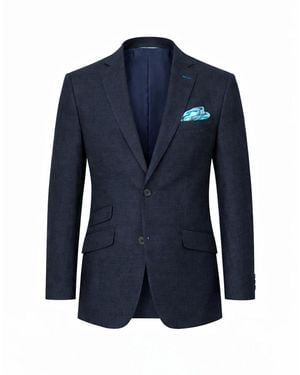 Koy Clothing Linen Blazer - Blue