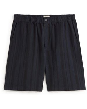 Thinking Mu Gasper Striped Bermuda Shorts - Blue