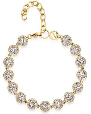 Nialaya Gemstone Link Bracelet - Metallic