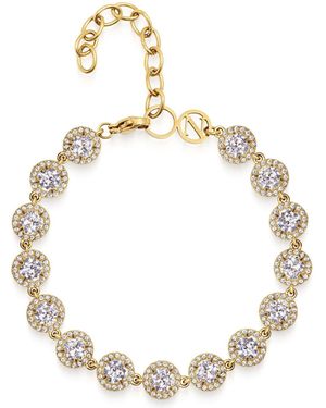 Nialaya Gemstone Link Bracelet - Metallic