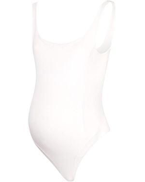 The Koozy Maternity Chani Bodysuit - White