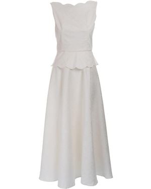 Sofia Tsereteli Echoed Elegance Gown - White