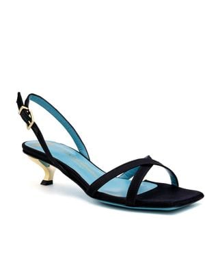 Valentina Rangoni Vulcano Halter Sandal - Blue