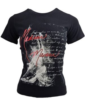 Madison Maison Croc Shoe T-Shirt - Black