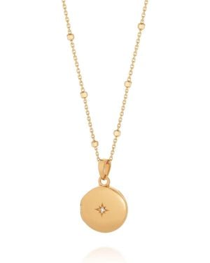 Nellou Jewellery Starlight Keepsake Locket Plated Sterling - Metallic