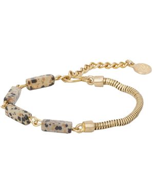 Zeworks Vast Dalmatian Jasper Bracelet - Metallic