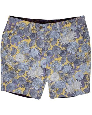 lords of harlech John Lux Mums Floral Yellow - Blue