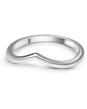 FV Jewellery Bijoux Thin Point Ring - White