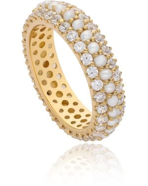 Preeti Sandhu Summer Sparkle Dome Ring - Metallic