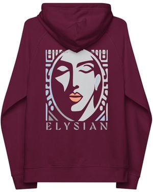 Anchor and Crew Burgundy Two Elysian Editions Organic Cotton Hoodie - Purple