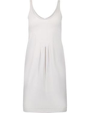Greatfool All Seasons Pinafore Dress - White