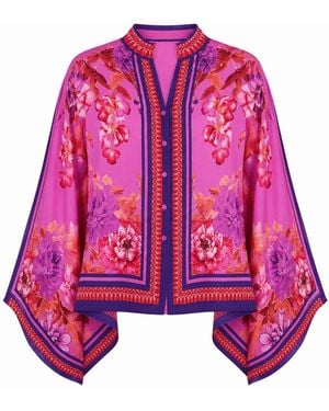 Raishma Alisa Viscose Shirt - Purple