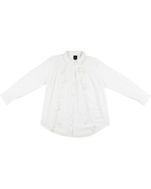 Lo Neel Bis Button-Up Shirt - White