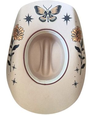 Wild as Heck Neutrals The Presley Western Cowboy Hat - Metallic