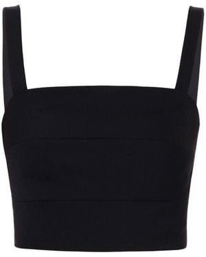 AGGI by HALEWSKI Lili Moonless Night Crop Top - Black