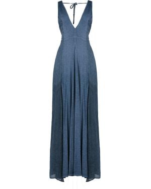 Zhenabia Neutrals Zhe Dress Dusty - Blue