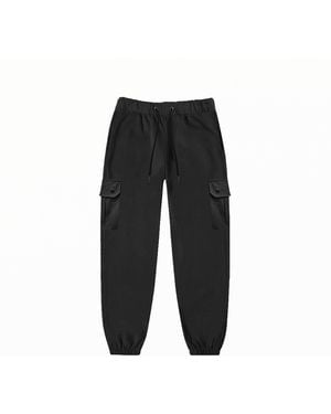 Kapture Side Pocket Travel Jogger Pants - Black