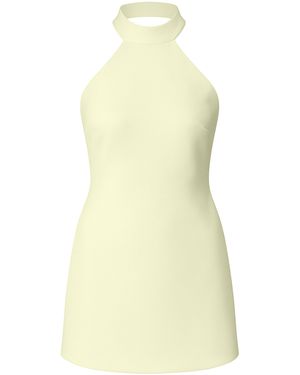 NAZLI CEREN Marcel Mini Crepe Dress - Yellow