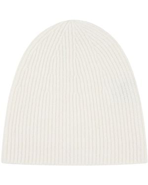 Loop Cashmere Cashmere Beanie - White