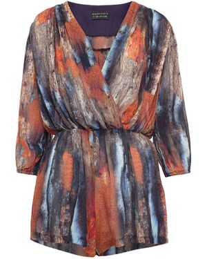 Misha Vaidya Miranda Romper - Blue