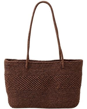 Springmoonatelier Luxury Handmade Natural Woven Bag – Large Boho Beach And Everyday Shopping Bag - Brown