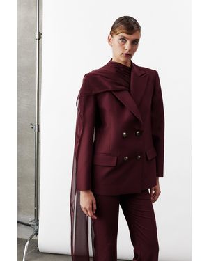 NAZLI CEREN Elodie Blazer - Red