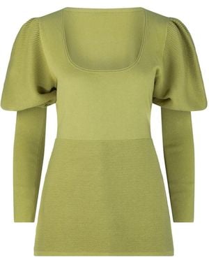 Dref Capri Bci Cotton Cashmere Top - Green