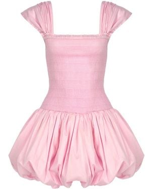 Alive New York City It Girl Bubble Mini Dress - Pink