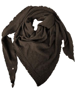 tirillm Palma Triangle Cashmere Chocolate - Black