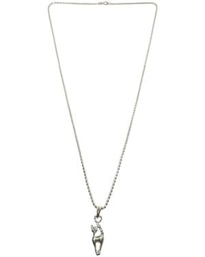Tg-Jewellery by Tamara Gervasio Sterling Cat Pendant Necklace – Handmade Lost Wax Cast Pendant - Metallic