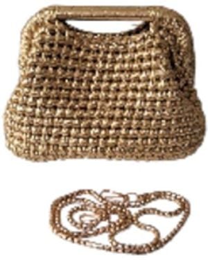 Springmoonatelier Handmade Metallic Bag Of Elegance - Green