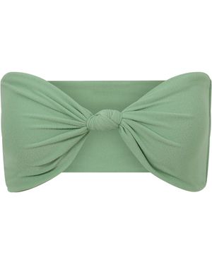 Blake Swimwear Tide Bandeau Bikini Top - Green