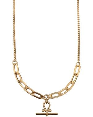 IN CAUDA VENENUM Enki Necklace - Metallic