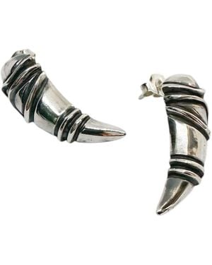 Tg-Jewellery by Tamara Gervasio Eyebrow Stud Earrings - Metallic