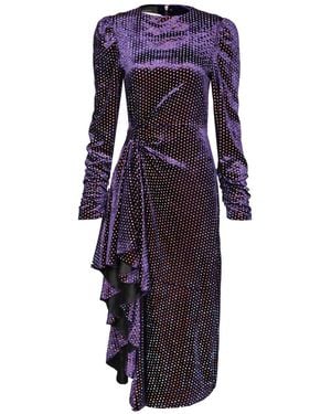RUE AGTHONIS Digestif Dress - Purple