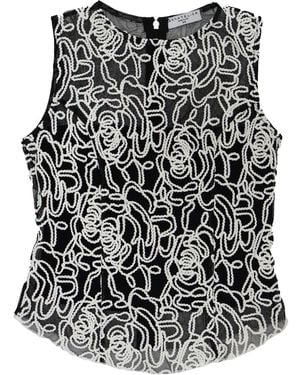 28Natelier Mesh Rope Top - Black