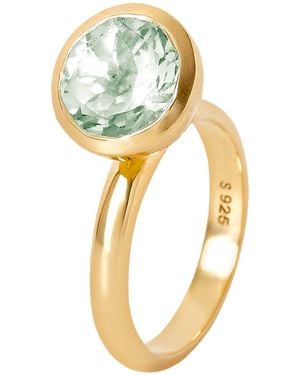Neola Design Ring Amethyst Gemstone Amis - Metallic