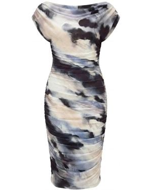 Atom Label Neutrals Oxygen Dress - Grey