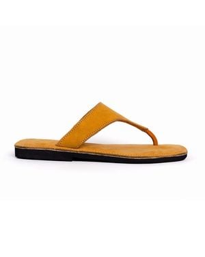 Miriam Bella The Safari Leather Slides - Brown