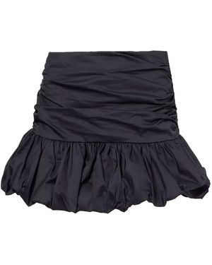 Amy Lynn Bonnie Ruche Mini Skirt - Blue