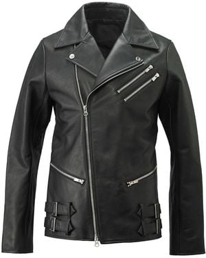 TOKKOU Cowhide Leather Jacket - Black