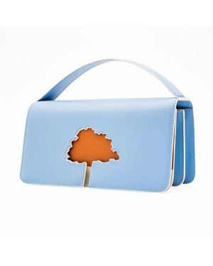 Absurde Speed Limit Leather Bag - Blue