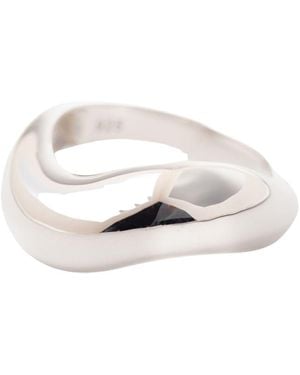 Belinda Jewelz Wren Chunky Ring - White