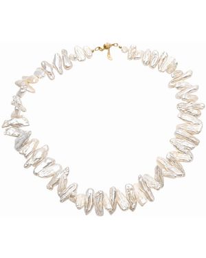 La Maison Gisel B. Eva Pearls Necklace - Metallic
