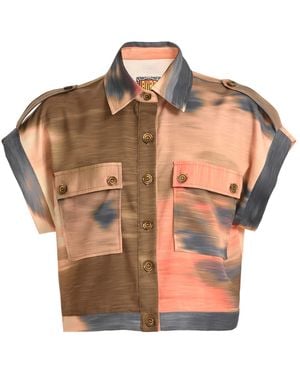Lalipop Design Relaxed Short-Sleeve Shirt - Multicolor